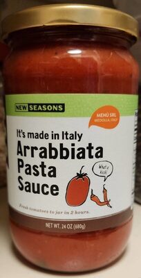 Arrabbiata Pasta Sauce, Arrabbiata