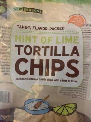 Hint Of Lime Tortilla Chips, Hint Of Lime