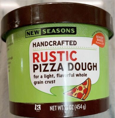 Rustic Pizza Dough, Rustic