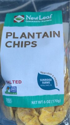 Salted Plantain Chips, Salted