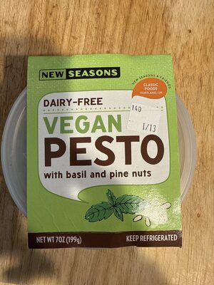 Vegan Pesto With Basil And Pine Nuts, Vegan Pesto