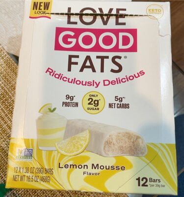 Lemon Mousse Snack Bars, Lemon Mousse