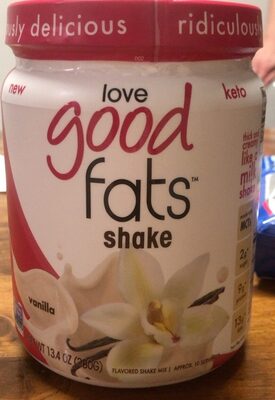 Vanilla Flavored Keto Shake Mix, Vanilla