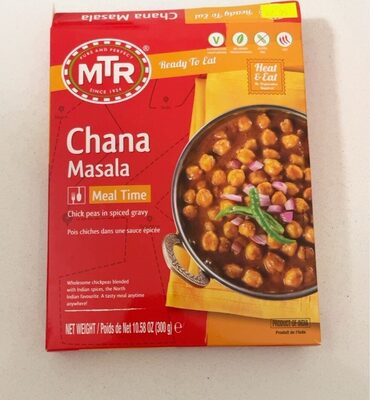 Chana Masala Meal Time