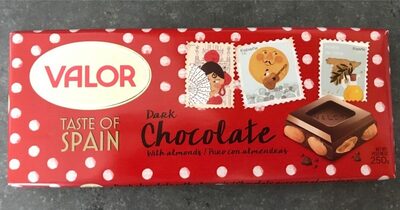 Valor, Dark Chocolate With Almonds