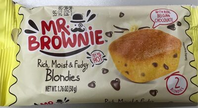 Rich, Moist & Fudgy Blondies With Real Belgian Chocolate, Real Belgian Chocolate