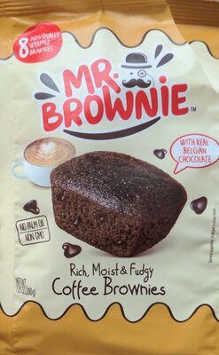 Rich, Moist & Fudgy Coffee Brownies