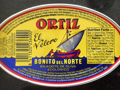 Ortiz, White Tuna In Extra Virgin Olive Oil