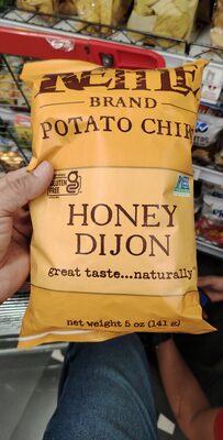 Kettle Brand Potato Chips, Honey Dijon Kettle Chips, 5 Oz