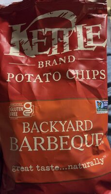 Kettle Brand Potato Chips, Backyard Barbeque Kettle Chips, 5 Oz