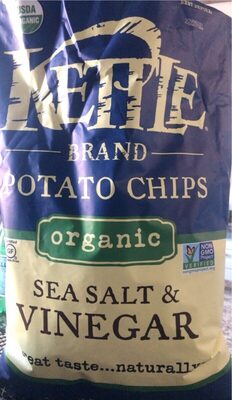 Sea Salt & Vinegar Organic Potato Chips, Sea Salt & Vinegar
