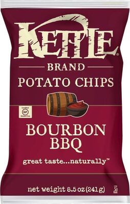 Kettle Brand Potato Chips, Bourbon BBQ Kettle Chips, 8.5 Oz