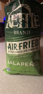 Kettle Brand Potato Chips, Air Fried Jalapeno Kettle Chips, 6.5 Oz Bag
