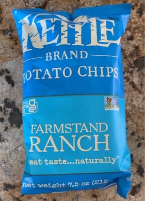 Kettle Brand Potato Chips, Farmstand Ranch Kettle Chips, 7.5 Oz