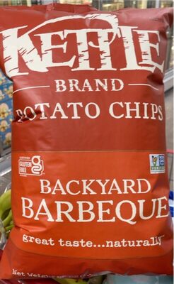 Kettle Brand Potato Chips, Backyard Barbeque Kettle Chips, 28 Oz