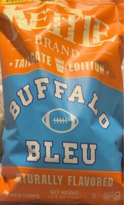 Kettle Brand Potato Chips, Buffalo Bleu Flavored Kettle Chips, 12.5 Oz