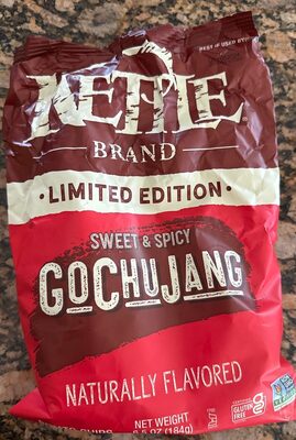 Kettle Brand Potato Chips, Gochujang Sweet & Spicy Chips, 6.5 Oz Bag