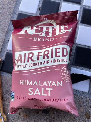Kettle Brand Potato Chips, Air Fried Himalayan Salt Kettle Chips, 1.7 Oz Snack Bag