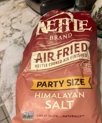 Kettle Brand Potato Chips, Air Fried Himalayan Salt Kettle Chips, 11.25 Oz Party Size Bag