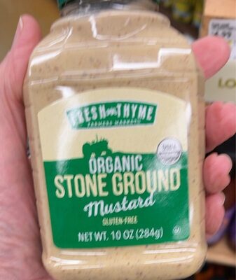Stone Ground Organic Mustard, Stone Ground