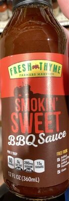 Smokin' Sweet BBQ Sauce, Smokin' Sweet