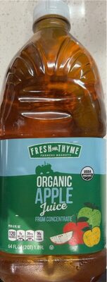 Apple Organic Juice, Apple