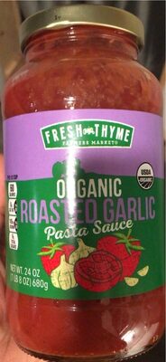 Roasted Garlic Organic Pasta Sauce, Roasted Garlic