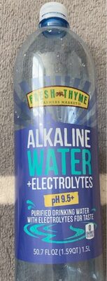 Alkaline + Electrolytes Ph 9.5+ Purified Drinking Water