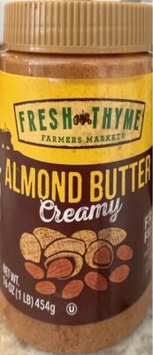 Almond Butter Creamy, Almond Butter