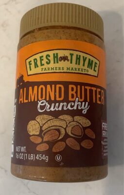Crunchy Almond Butter, Crunchy