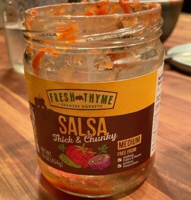 Medium Thick & Chunky Salsa, Medium
