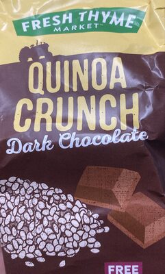 Dark Chocolate Quinoa Crunch, Dark Chocolate