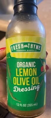 Lemon Olive Oil Organic Dressing, Lemon Olive Oil