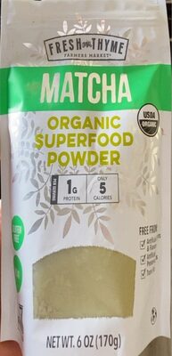 Matcha Organic Superfood Powder, Matcha