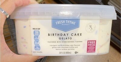 Birthday Cake Gelato, Birthday Cake