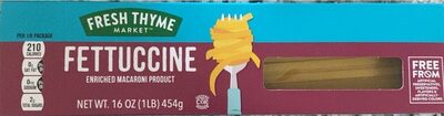 Enriched Macaroni Product, Fettuccine