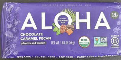Chocolate Caramel Pecan Organic Protein Bar, Chocolate Caramel Pecan