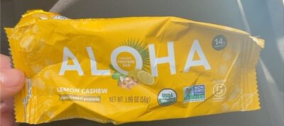 Lemon Cashew Organic Protein Bar, Lemon Cashew