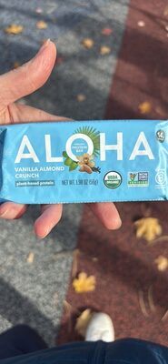 Vanilla Almond Crunch Organic Protein Bar, Vanilla Almond Crunch