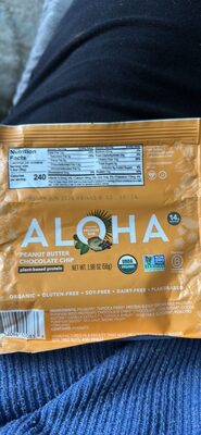 Peanut Butter Chocolate Chip Organic Protein Bar, Peanut Butter Chocolate Chip