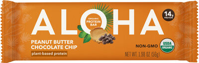 Peanut Butter Chocolate Chip Organic Protein Bars, Peanut Butter Chocolate Chip
