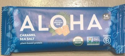 Caramel Sea Salt Organic Protein Bar, Caramel Sea Salt