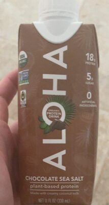 Chocolate Sea Salt Organic Protein Drink, Chocolate Sea Salt