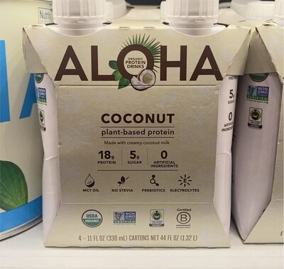 Coconut Organic Protein Drink, Coconut