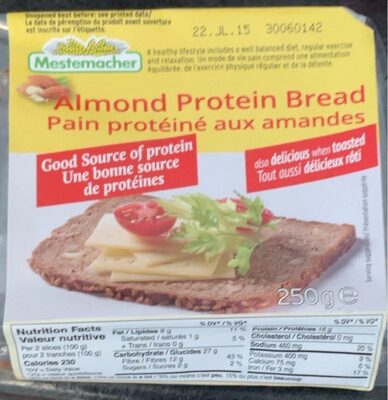 Almond Protein Bread, Almond