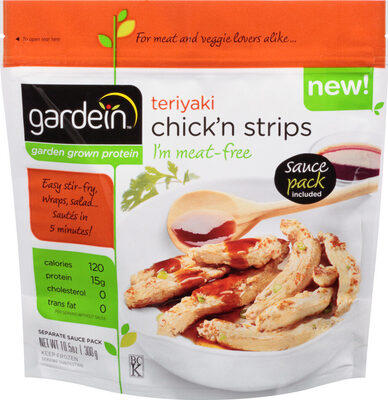Teriyaki Plant-Based Chick'N Strips, Teriyaki