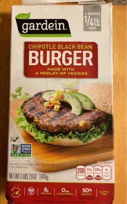 Chipotle Black Bean Burger, Chipotle