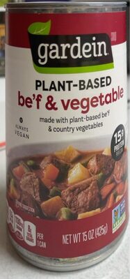Be'F & Vegetable Plant-Based Soup, Be'F & Vegetable