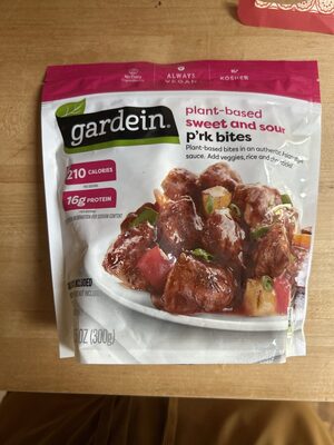 Sweet And Sour Plant-Based P'Rk Bites In An Authentic Asian-Style Sauce, Sweet And Sour