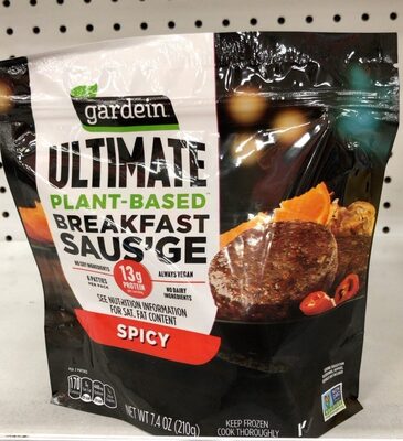 Spicy Ultimate Plant-Based Breakfast Saus'Ge, Spicy